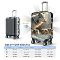thumbnail image 6 of Balery Luggage Cover Wolf Family Winter Wonderland Print Suitcase Covers for Luggage Elastic Washable Suitcase Protector Fits 18-32 Inch Luggage-Small, 6 of 9