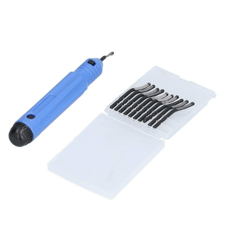 

Burr Trimming Scrapers Trimming Knife Scraper Multipurpose Hand Deburring Knife Trimming Scraper Alloy With 10 Blades For Wood For Metal For Woodworking