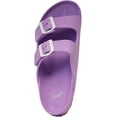 thumbnail image 7 of NORTY Women's Indoor Outdoor 2 Strap Adjustable Buckles Slide Sandal 41976-11B(M)US (Purple), 7 of 7
