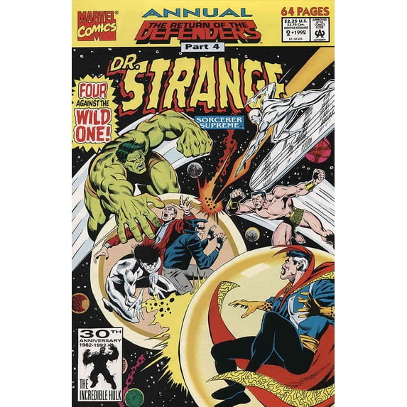 Doctor Strange: Sorcerer Supreme Annual #2 VF ; Marvel Comic Book