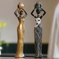 thumbnail image 6 of AOOOWER African Sculpture Women Tribal Lady Figurine Statue Decor Collectible Art Piece, 6 of 16