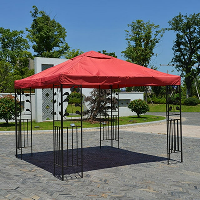 Canopy Top Cover Replacing Components Camping Picnic Tent Roof Component Gazebo Accessories Dual-layer Replacement Accessory Coffee/Single