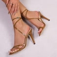 thumbnail image 4 of Strappy High Heels Open Toe Slingback Sandals for Women, Dressy Comfortable Fashion With Heel Summer Hallux Valgus High Heels Shoes, Prom Party Wedding, 4 of 8
