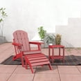 thumbnail image 4 of FODINGHILL Adirondack Outdoor Ottoman, HDPE Patio Foot Rest, All Weather Folding Foot Stool for Adirondack Chair, for Patio Backyard Pool Porch Lawn, Red, 4 of 7