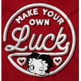 thumbnail image 2 of Betty Boop Your Own Luck Girl Power Women's Graphic T Shirt Tees Brisco Brands S, 2 of 6
