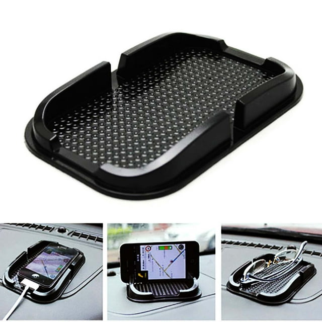 Soporte de Silicona para Teléfono Móvil de Coche, Montaje En Salpicadero | Agarre Antideslizante, Navegación, Resistente Al Agua, Accesorio para Smartphone y Gafas | 1 Unidad (10 X 15,5 Cm)