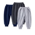 thumbnail image 4 of CONZONE Boys Baggy Sweatpants Wide Leg Sweat Pants for Child Elastic Waist Lightweight Fall Winter Athletic Jogger Pants with Pockets, 4 of 4