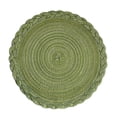 thumbnail image 2 of KGJQ 12 Inch Round Placemats, Polyester Woven Braided Place Mats, Washable Heat Resistant Circle Dining Table Mats for Kitchen, 2 of 8