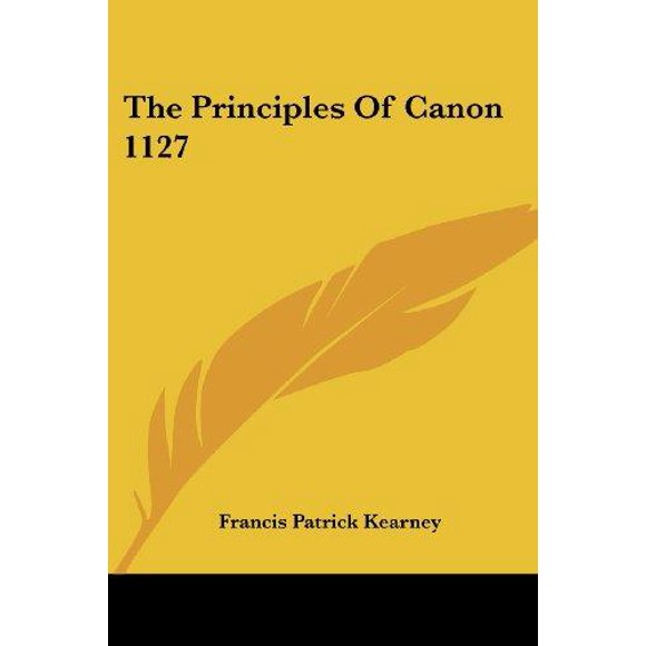 The Principles of Canon 1127