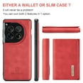thumbnail image 2 of SaniMore Case for Oneplus 12 6.1" 2023, PU Leather Case Soft TPU Inner Detachable Magnetic Folding Wallet Card Slots Kickstand Anti-drop Shockproof 360°Protection Case for Galaxy S24, Red, 2 of 9