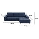 thumbnail image 4 of Sala Kessa Muebles Venecia Chaise Longue Azul Marino, 4 of 5
