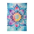 thumbnail image 2 of JSTEL Mandala Blue Tie Dye Table Cloth Rectangle 54 x 72 Inch Tablecloth Anti Wrinkle Table Cover for Dining Kitchen Parties, 2 of 6