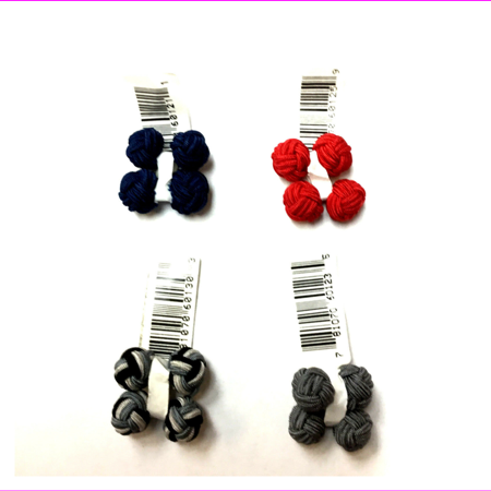 Bloomingdale's Graytok Collar Company Men's Round Knot Cufflinks set of 4