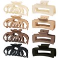 thumbnail image 1 of BESTAUty 8Pcs Clips Plástico Mate Peinado Clips Combinación Conjunto simple No resbaladiza pinza fue Bestauty Horquilla, 1 of 2