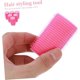 thumbnail image 2 of Rizadores de pelo con esponja suave, rulos espirales para cabello corto, sin calor, para peinar mientras se duerme, paquete de 12 unidades, color rosa., 2 of 5