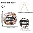 thumbnail image 4 of sruoe Halloween Wooden Welcome Hanging Sign, Halloween Layered Wooden Door Plaque, Halloween Decor for Front Door, Porch, Courtyard Wall, 4 of 5