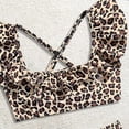 thumbnail image 6 of mgoYE Girls Bikini Beach Swimwear 2 Piece Swimsuits Floral Printing Bathing Suits for 7-11 Years(Khaki,7-8 Years), 6 of 9