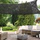thumbnail image 5 of IDMarket - Vela de sombra rectangular Diseño de sombra Camuflaje 4x6 M Gris, 5 of 5