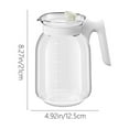 thumbnail image 2 of Large Capacity Glass Water Pitcher, Cold Brew Tea Pitcher, Durable High Borosilicate Glass, Easy to Clean with Wide Mouth, for Summer Drinks, 2 of 6