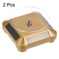 thumbnail image 3 of Solar Display Stand Turntable 360 Rotating Double Use ABS, Gold Tone, 2 Pieces, 3 of 6