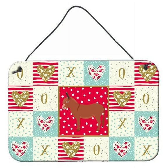 Carolines Treasures CK5275DS812 8 x 12 in. Irish Donkey Love Wall or Door Hanging Prints