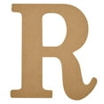 thumbnail image 3 of (3 pack) Plaid Unfinished Wood MDF 8" Letter for DIY Arts and Crafts, R, 3 of 9
