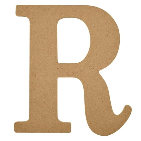 Plaid Unfinished Wood MDF 8" Letter for DIY Arts and Crafts, R
