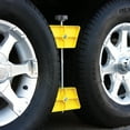 thumbnail image 3 of Camco 44622, Yellow Polymer Large RV Wheel Stop for RV Exterior, Prevents Trailer Movement, 3 of 5