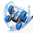 thumbnail image 2 of Remote Control Stunt Car for Boys with 2.4GHz High-Speed Double Sided Rotating Off-Road, Waterproof RC Boat - Blue, 2 of 4