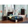 thumbnail image 3 of Leo & Lacey Twin XL Storage Platform Bed in Espresso, 3 of 3