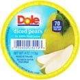 (36 Cups) Dole Fruit Bowls Diced Pears in 100 Fruit Juice, 4 oz