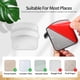 thumbnail image 5 of OUNONA 2Ud Soporte Adhesivo Para Auriculares Con Doble Gancho En Colores Surtidos Para Pared Y Escritorio, 5 of 6