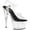 Clear PVC-Black/Clear, variant on Women's Pleaser Adore 708
