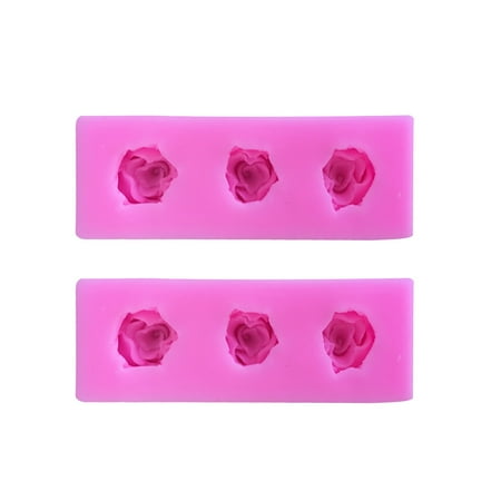 

wofedyo Three Roses Cake Decoration Props Sugar Cake Auxiliary Tools Jelly Shape Tools Biscuit Moulds