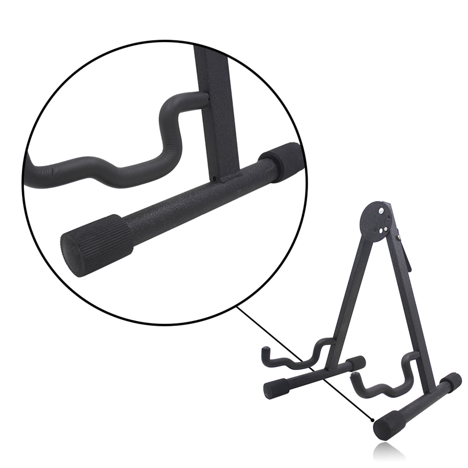 BIBABLYKE Adjustable Folding Cello Support Stand Stringed Instrument Holder for Electric Bass Electric Guitar Easy to Carry
