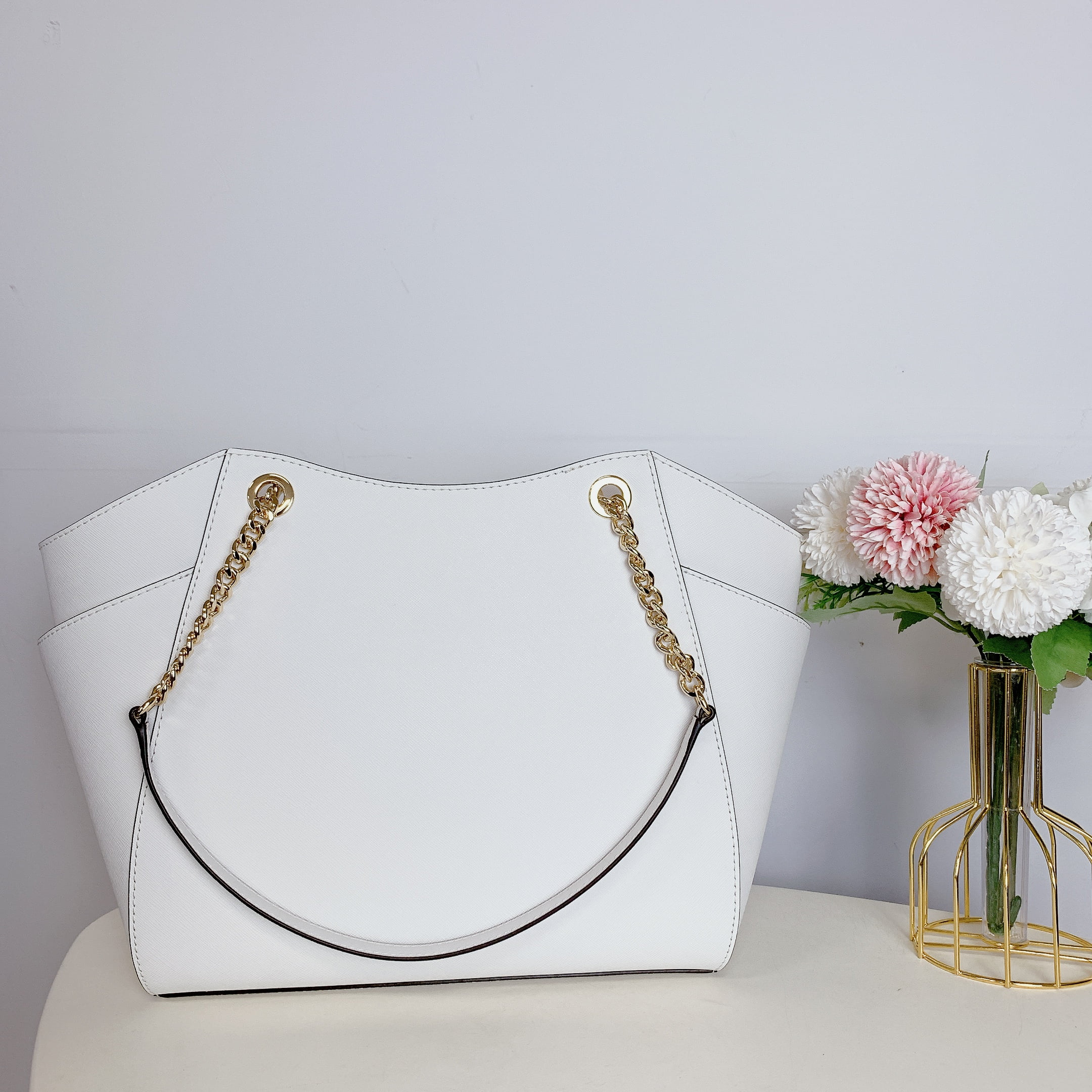 Michael kors jet set travel optic white sales