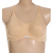 Elomi Women's Plus-Size Energise Underwire Sport Bra, White