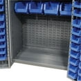 thumbnail image 3 of Global Industrial Bin Cabinet with 72 Blue Bins, 38x24x72, Assembled, 3 of 6