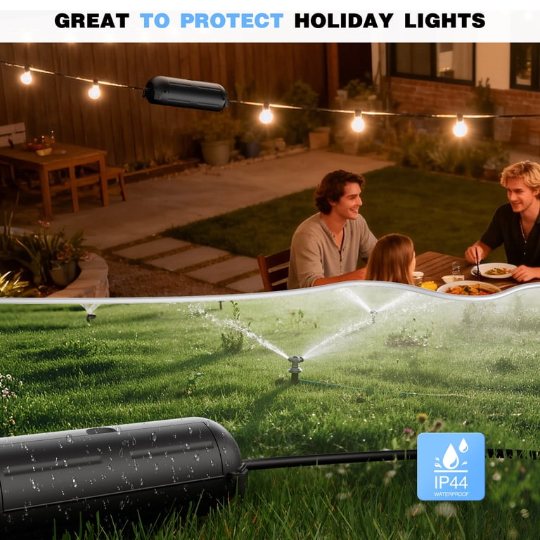 Restmo IP44 Weatherproof Extension Cord Safety Cover, 4-Pack photo 7