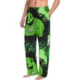 thumbnail image 4 of Oogie Boogie Pajama Pants Drawstring Elastic Waistband Loungewear Comfy Separate Bottoms Sleep PJ Pants for Men Women Small, 4 of 10