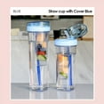 thumbnail image 3 of Juice Cup with Filter and Straw Portable Large Capacity Clear, 3 of 10