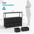 thumbnail image 3 of edx Compatible Television Stand, Wood Black, 27.77 lb, 3 of 8