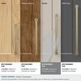 thumbnail image 3 of Amerock Farewind 10-1/16 inch (256mm) Center-to-Center Golden Champagne Cabinet Pull, 3 of 6