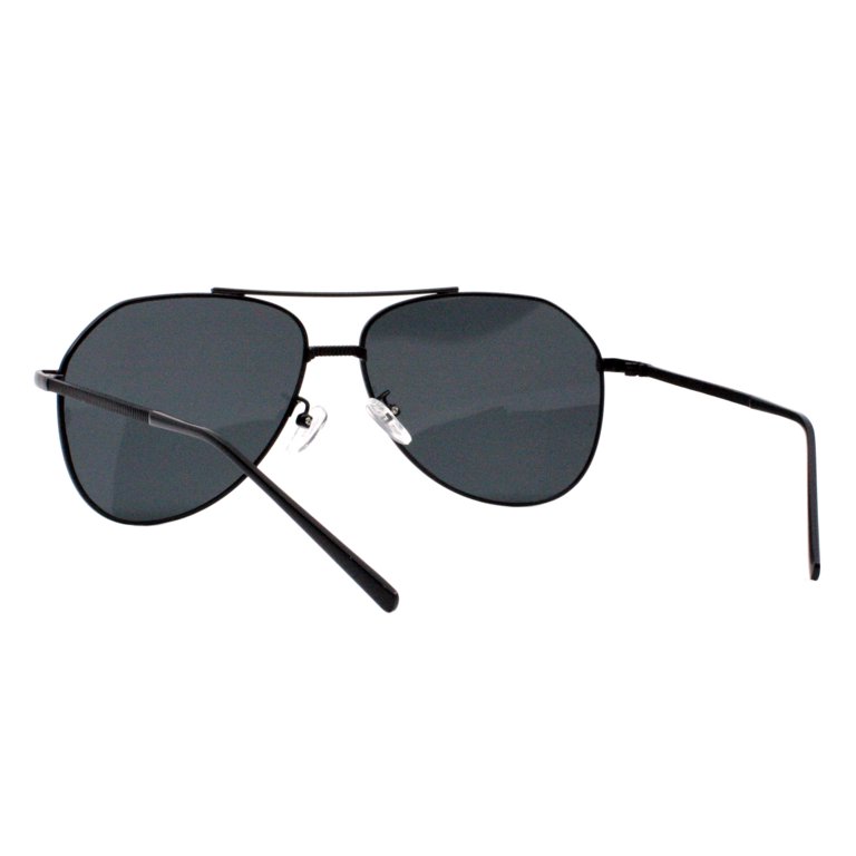 Modern Aviator Sunglasses Flat Top High Bridge Metal Frame  display picture 3
