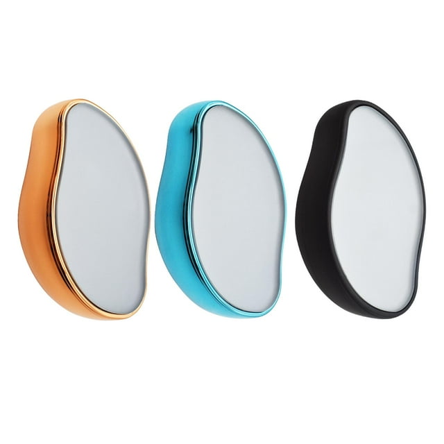 Paquete de 3 Depiladores de Borrador de Cabello de Cristal Indoloro para Hombres Y Mujeres Brazos Corporales Sunnimix Depiladoras Depiladoras