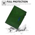 thumbnail image 5 of SaniMore for iPad Pro 10.5 Case 2017/2019 Wallet Case with Card Slots & Pen Holder [Auto Sleep] PU Leather Magnetic Ciasp Kickstand Shockproof TPU Shell Full-body Protective Retro Cover, Green, 5 of 5