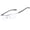 Silver, variant on Premium Blue Light Blocking Reading Glasses, Pure Titanium Business Glasses with TR90 Temples Half Rimless Readers with Case