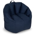 thumbnail image 3 of Big Joe Milano Bean Bag Chair, Denim Cobalt Lenox, Durable Polyester, 2.5 feet, 3 of 10
