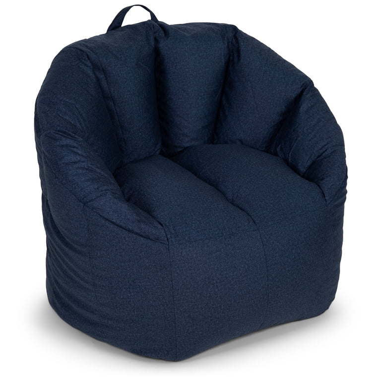Big Joe Milano Bean Bag Chair for Adults, Cobalt Denim Lenox