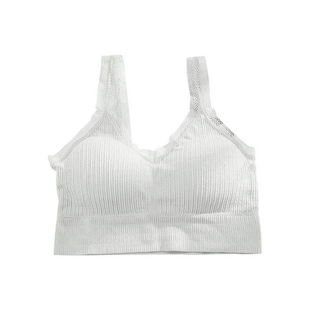 

Womens Bras Clearance Under $5 Fashion Women Sexy Bra Solid Vest Camisole Push Up Tops Underwear